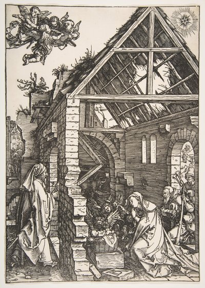 Die Geburt Christi, aus Das Leben der Jungfrau, 1502-3 von Albrecht Dürer