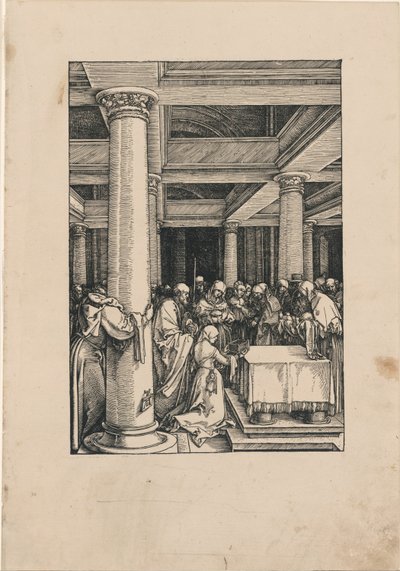 Die Darstellung Christi im Tempel, aus Das Leben der Jungfrau von Albrecht Dürer