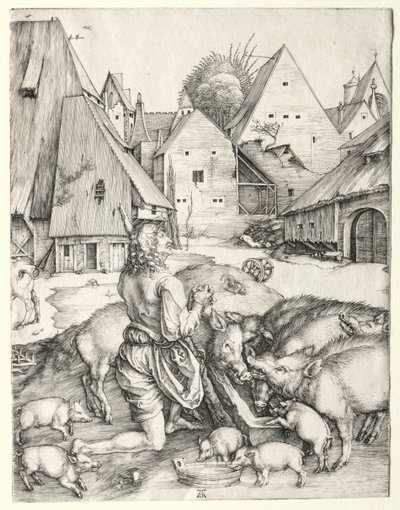 Der verlorene Sohn, ca. 1496 von Albrecht Dürer