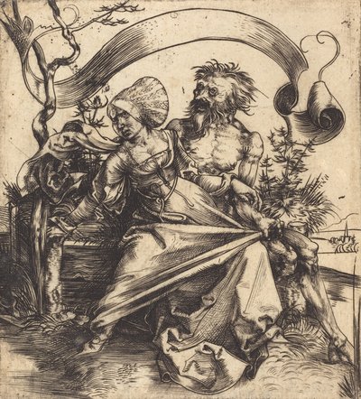 Der Vergewaltiger, ca. 1495 von Albrecht Dürer