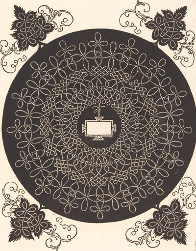 Der zweite Knoten mit einer länglichen Tafel, wahrscheinlich 1506-1507 von Albrecht Dürer