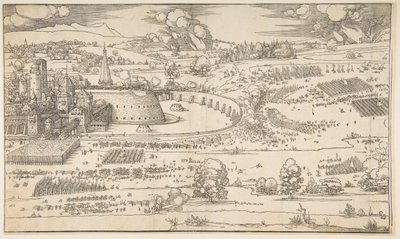 Die Belagerung einer Festung von Albrecht Dürer