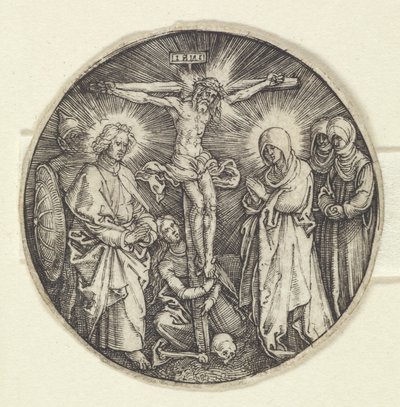 Die kleine Kreuzigung ("Der Knauf von Kaiser Maximilian") von Albrecht Dürer