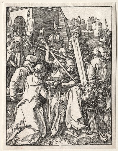 Die Kleine Passion: Christus trägt das Kreuz, 1509 von Albrecht Dürer