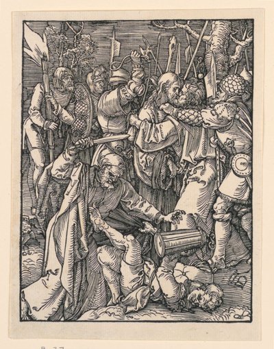 Die Gefangennahme Christi, aus der Serie Die kleine Passion von Albrecht Dürer
