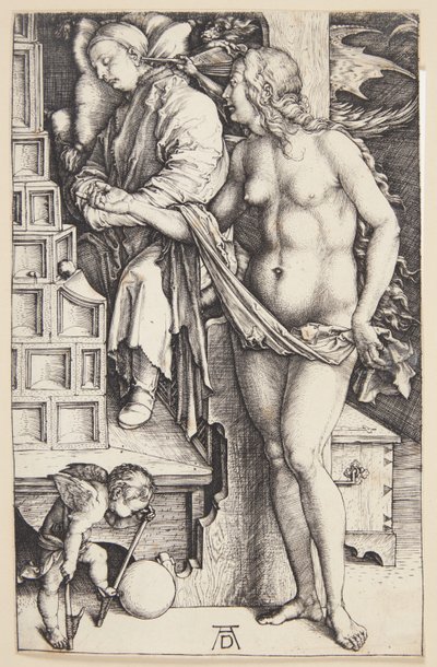 Die Versuchung des Müßiggängers - Der Traum des Doktors von Albrecht Dürer