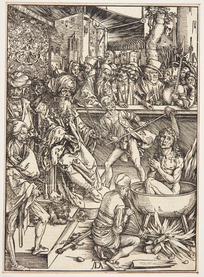 Die Folterung des heiligen Johannes des Evangelisten von Albrecht Dürer