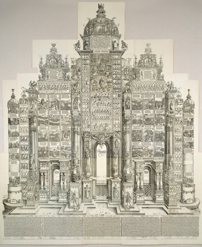 Der Triumphbogen von Maximilian, 1515, Ausgabe von 1799 von Albrecht Dürer