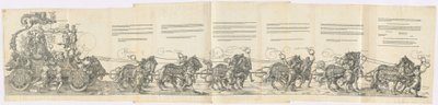 Der Triumphwagen von Maximilian I. (Der große Triumphwagen) von Albrecht Dürer
