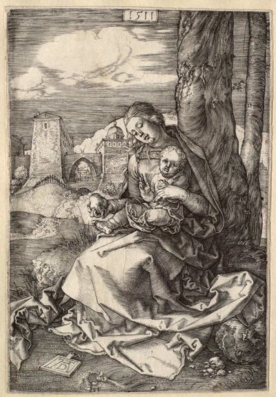 Die Jungfrau und das Kind mit der Birne von Albrecht Dürer
