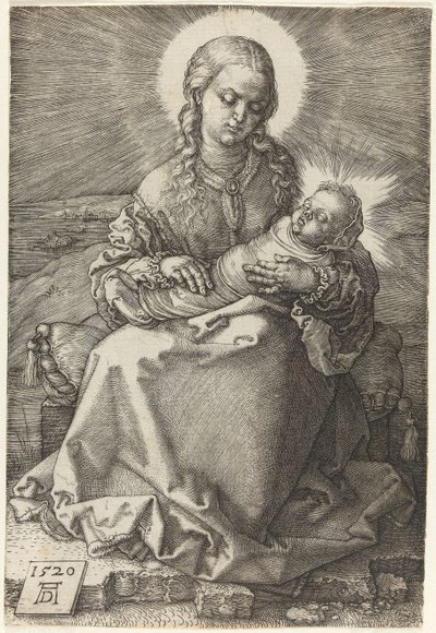 Die Jungfrau mit dem gewickelten Kind von Albrecht Dürer
