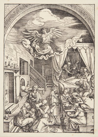 Die Geburt der Jungfrau von Albrecht Dürer