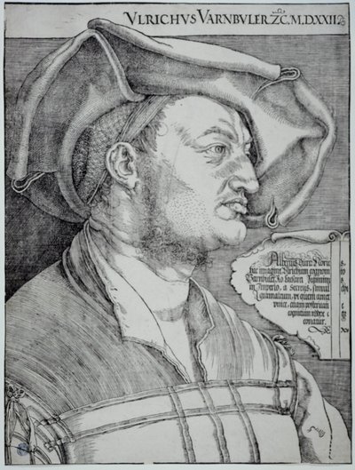 Ulrich Varnbüler (Bartsch 155) von Albrecht Dürer