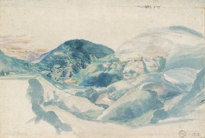 Blick auf das Val de Cembra Wehlsch pirg, ca. 1500-1528 von Albrecht Dürer