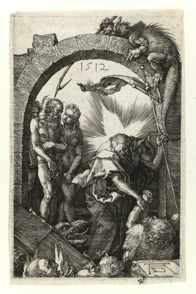 Christus in der Vorhölle (mit Adam und Eva) von Albrecht Dürer