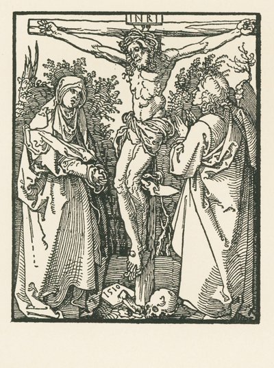 Christus am Kreuz mit der Jungfrau Maria und dem Heiligen Johannes von Albrecht Dürer or Duerer