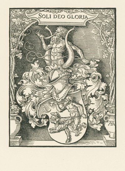 Wappen von Johann Tscherte, um 1518 von Albrecht Dürer or Duerer