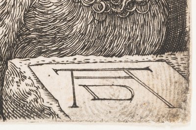 Detail von Christus in der Vorhölle aus der Gravierten Passion von Albrecht Dürer or Duerer