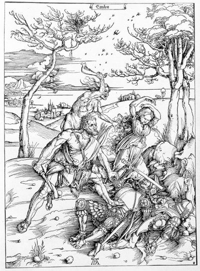 Herkules tötet die Molioniden, um 1496/98 von Albrecht Dürer or Duerer