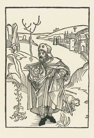 Jean Charlier de Gerson als Pilger von Albrecht Dürer or Duerer