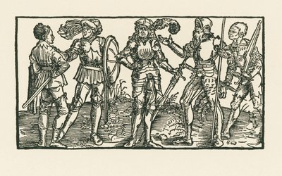 Ritter und Soldaten von Albrecht Dürer or Duerer