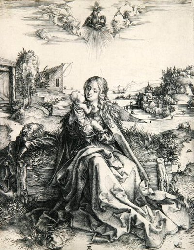 Madonna mit einer Libelle von Albrecht Dürer