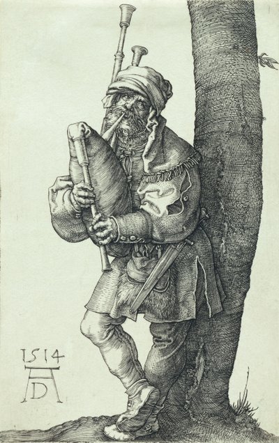 Der Dudelsackspieler von Albrecht Dürer