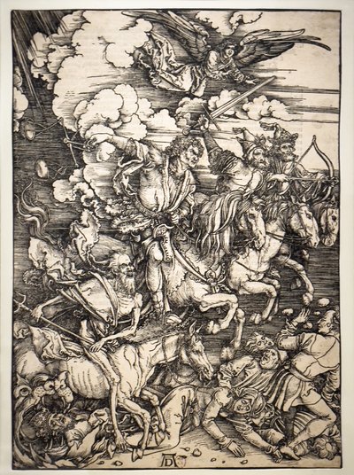 Die vier apokalyptischen Reiter von Albrecht Dürer or Duerer