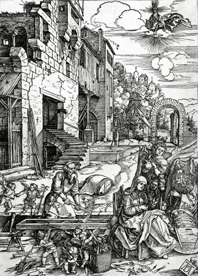 Die Rast auf der Flucht nach Ägypten, aus der Serie 