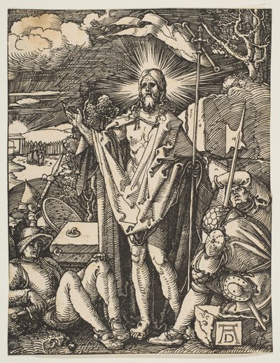 Die Auferstehung, aus der Kleinen Passion, ca. 1510 von Albrecht Dürer