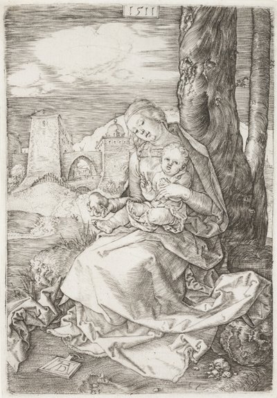 Die Jungfrau und das Kind mit der Birne von Albrecht Dürer