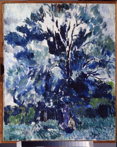 Landschaft. Unter dem Baum von Aleksandr Davidovic Drevin