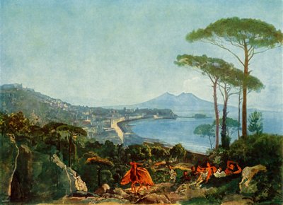 Blick auf Neapel von der Straße nach Pozzuoli, ca. 1830er, 1965 von Aleksandr Ivanov