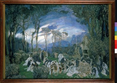 Bühnenbildentwurf für die Oper Orpheus und Eurydike von Christoph Willibald Gluck von Aleksandr Jakovlevic Golovin
