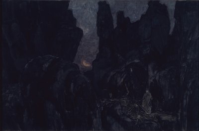 Bühnenbild für die Oper Carmen von G. Bizet, 1908 von Aleksandr Jakovlevic Golovin