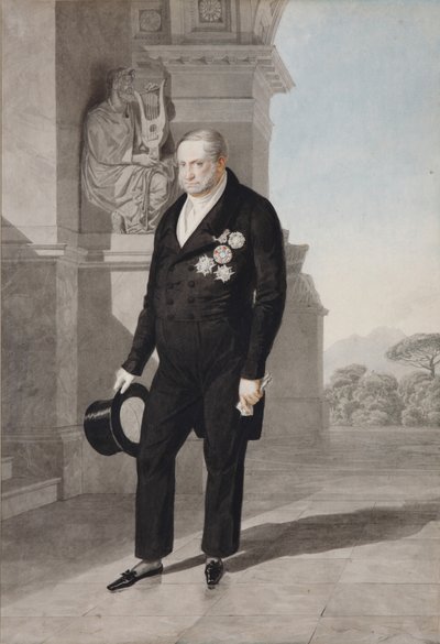 Porträt von König Franz I. der Beiden Sizilien 1777-1830, 1825 von Aleksandr Pavlovich Bryullov