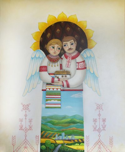 Ukrainisches Wächterhaus von Aleksandra Paranchenko