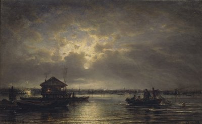 Sommernacht an der Newa, 1875 von Aleksei Petrovich Bogolyubov