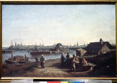 Ansicht der Stadt Kasan an der Wolga in Russland von Aleksei Petrovich Bogolyubov