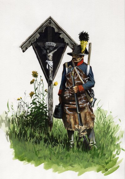Erstes Kaiserreich (1804-1814 und 1815): Pioniersoldat der österreichischen Armee von Alessandro Lonati