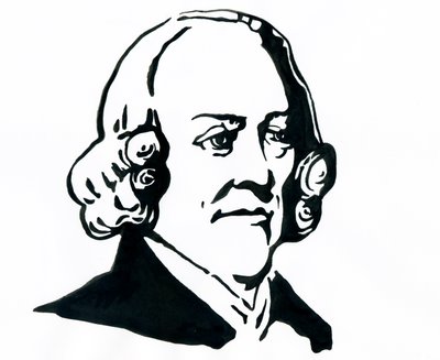 Porträt des Philosophen und Ökonomen Adam Smith (1723-1790) von Alessandro Lonati
