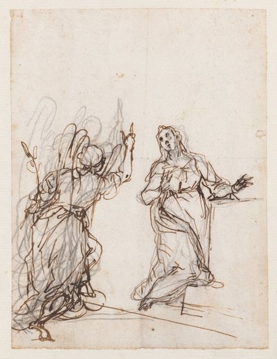 Die Verkündigung, frühes 17. Jahrhundert von Alessandro Maganza