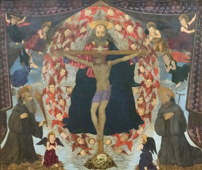 Die Dreifaltigkeit des heiligen Benedikt und Giovanni Gualberto von Alessio Baldovinetti