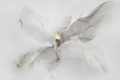 Flüssiges Goldabstrakt von Alevtina Shelest