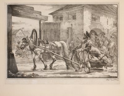 Ausritt aus den Toren von after Alexander Orlowski