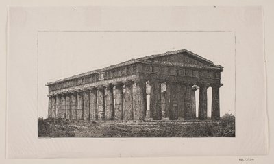 Poseidontempel in Paestum von Alexander Blom
