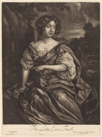 Die Lady Essex Finch von Alexander Browne after Sir Peter Lely