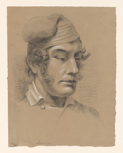 Kopf eines Mannes, nach rechts von Alexander Cranendoncq