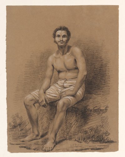 Kopfstudie eines Mannes, Dreiviertelansicht nach rechts von Alexander Cranendoncq