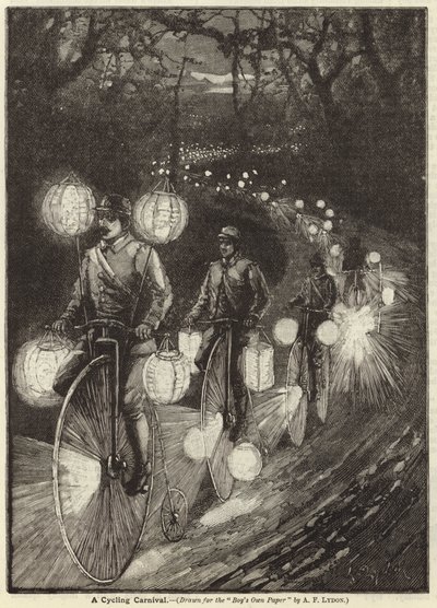 Ein Radfahrkarneval von Alexander Francis Lydon